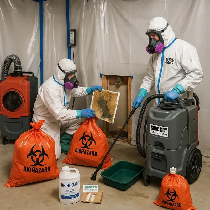 Contaminated Water Handling Protocols process in Fairview, CA