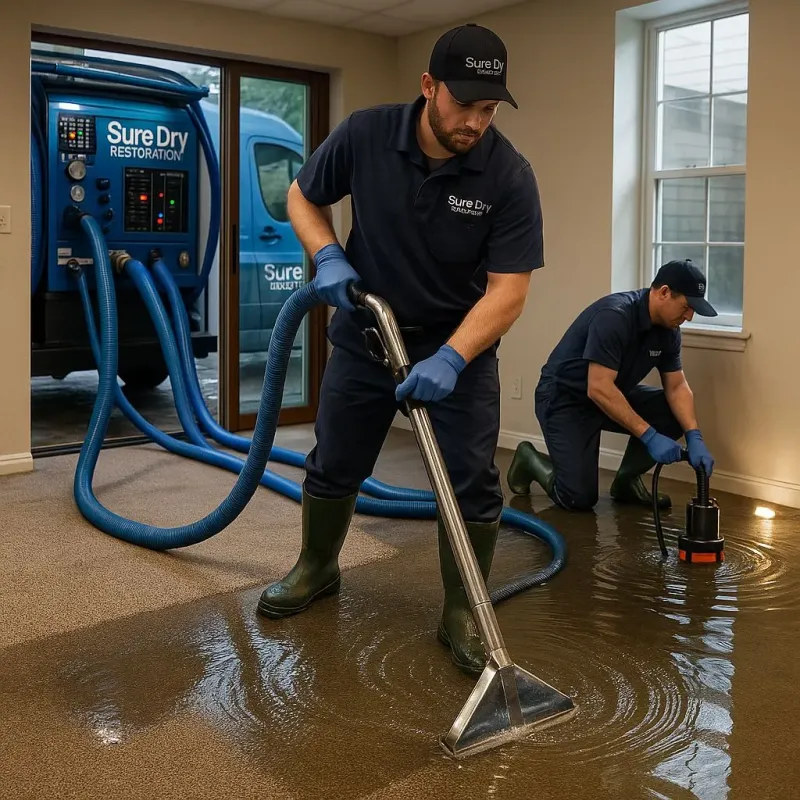 Water Extraction and Removal process in Fairview, CA